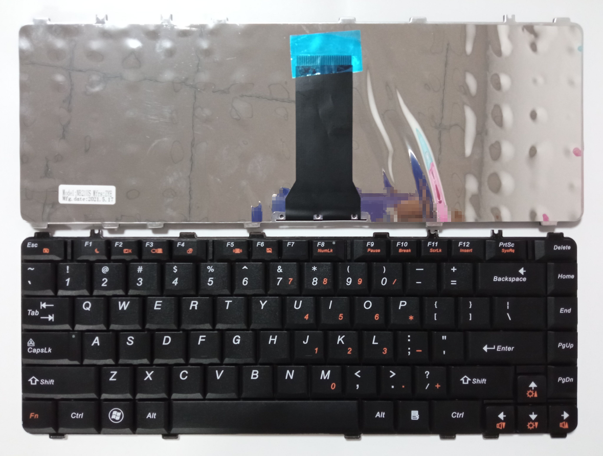 Picture of New Replacement Laptop Keyboard For LENOVO Y450 BLACK (OEM) US Layout